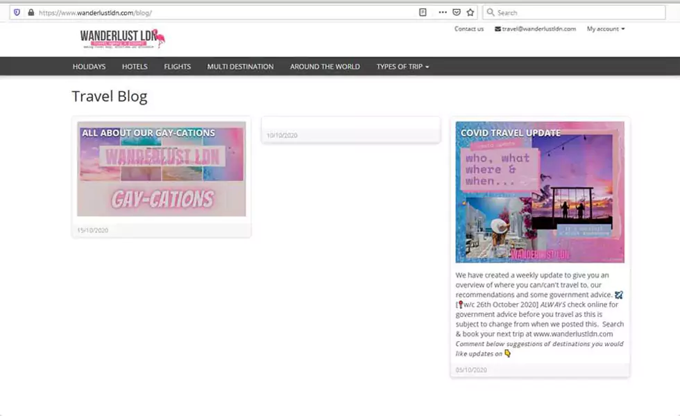 Wanderlust Blog